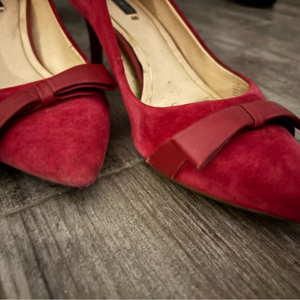 Alex Marie Red Heels with Bow